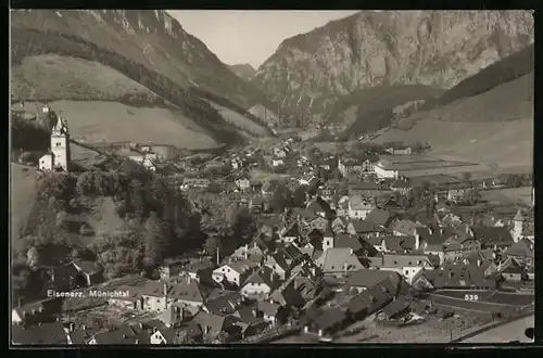 AK Eisenerz, Totalansicht geg. Münichtal