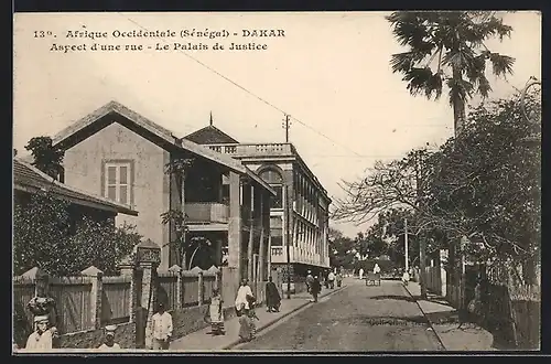 AK Dakar, Aspect d`une rue, Le Palais de Justice