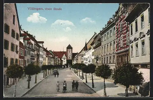 AK Villingen, Obere Strasse