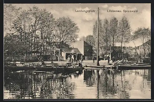 AK Lübbenau /Spreewald, Landungsplatz