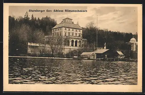 AK Allmannshausen /Starnberger See, Schloss Allmannshausen