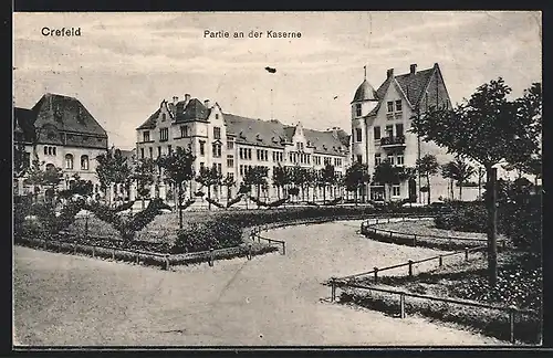 AK Krefeld, Partie an der Kaserne