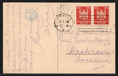 AK Krefeld, Partie an der Kaserne