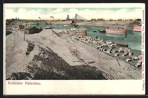 AK Krefeld, Hafenbau