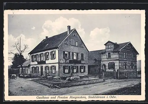 AK Siedelsbrunn i. Odw, Gasthaus und Pension Morgenstern
