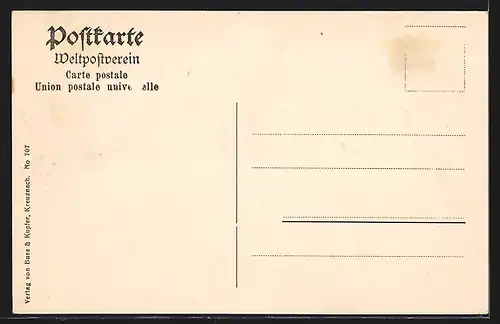 AK Steinbockenheim, Rathaus, Gebäudeansicht, Totalansicht