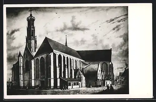 AK Hoorn, Grote Kerk voor de brand in 1838