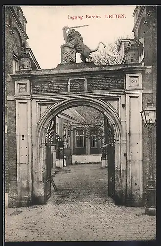AK Leiden, Ingang Burcht