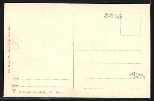 AK Rotterdam, Leeuwenbrug en Witte huis