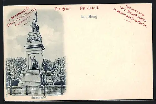 AK Den Haag, Standbeeld