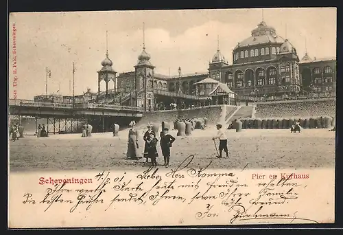 AK Scheveningen, Pier en Kurhaus