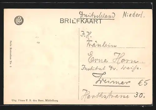 AK Rotterdam, Spuiwater en Delftsche Vaart