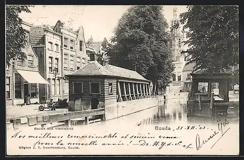 AK Gouda, Gouwe met Vischmarkt