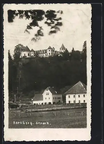 AK Riegersburg, Schloss Kornberg und Wohnhäuser