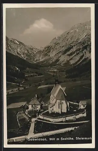 AK Seewiesen, Panorama mit Kirche