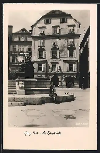 AK Graz, Färberei am Hauptplatz