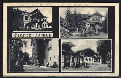 AK Cizské Kúpele, Gebäudeansichten