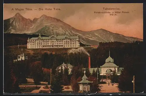 AK Tátralomnicz /A Magas Tátra, Hôtel Palace