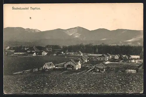 AK Stubnianské Teplice, Ortsansicht