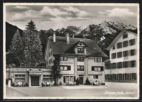 AK Altdorf, Gasthaus und Kaserne Höfli