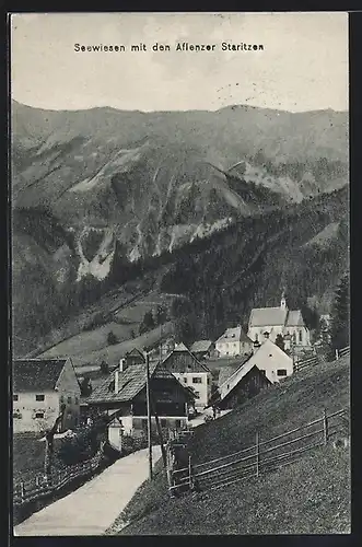 AK Seewiesen, Panorama mit Aflenzer Staritzen