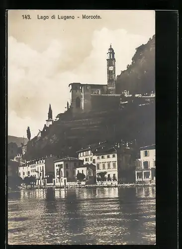 AK Morcote /Lago di Lugano, Uferpartie