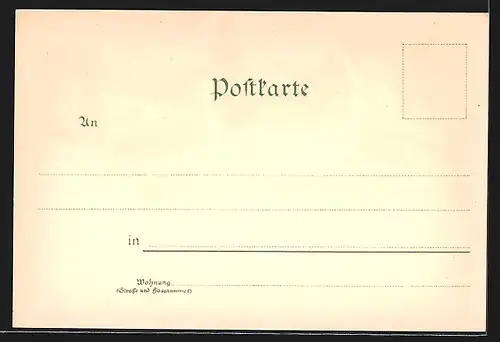 Lithographie Ramsau, Ortspartie, Wimbach-Klamm, Wimbachtal