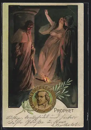 AK Giacomo Meyerbeer, 1791-1864, Prophet