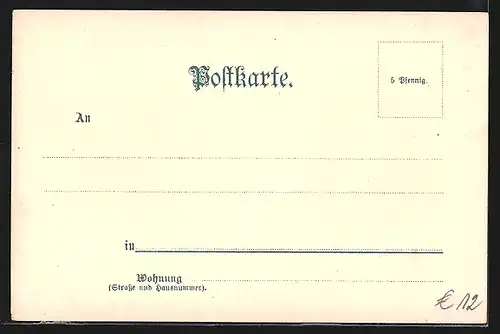 AK Porträt Ludwig van Beethoven, Gebäudeansicht