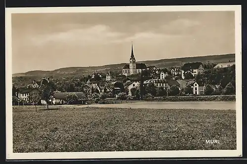 AK Muri, Ortspartie mit Kirche