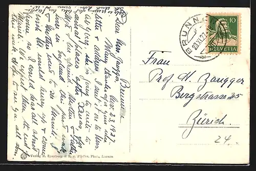 AK Altdorf, Teilansicht mit Kirche