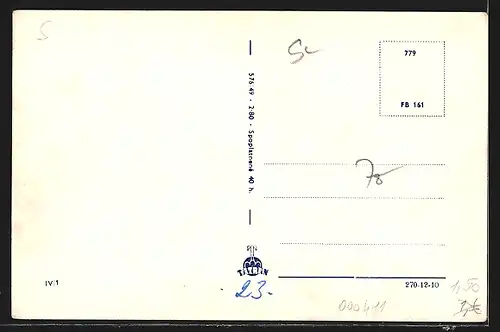 AK Ruzomberok, Ortspartien aus der Vogelschau, Kirche, Rathaus