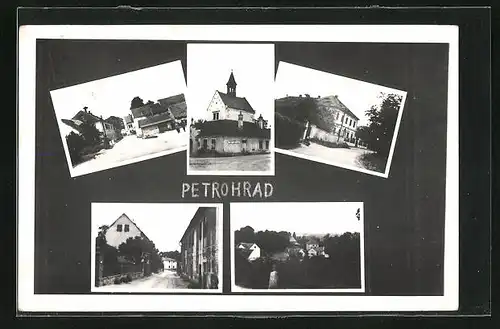 AK Petrohrad, Ortsansicht, Strassenpartien, Kirche