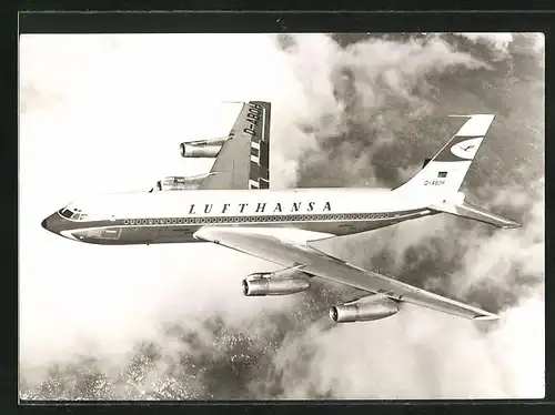 AK Flugzeug der Lufthansa vom Typ Boeing Jet 720 B