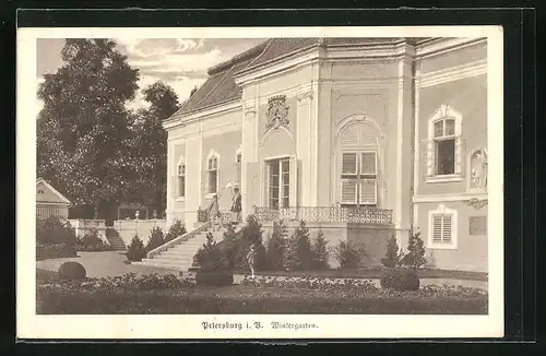 AK Petersburg, Wintergarten am Schloss