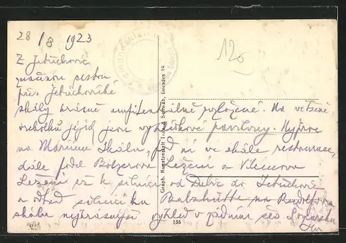 AK Rainwiese / Sächs. Böhm. Schweiz, Ortspartie mit Pferdekutsche