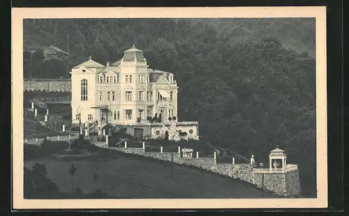 AK Karlsbad, Kurheim und Gasthaus des Reichsverbandes deutscher Krankenkassen