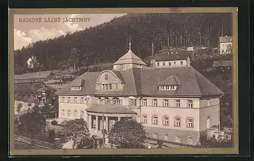 AK St. Joachimsthal, Blick auf das Kurhaus