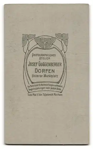 Fotografie Josef Guggenberger, Dorfen, Portrait junger Mann im Anzug mit Krawatte