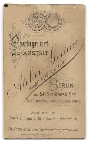 Fotografie C. W. Steiner Nachf., Berlin, Portrait junger Mann im Anzug mit Krawatte