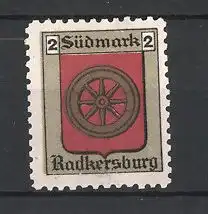 Reklamemarke Radkersburg, Stadtwappen, Südmark