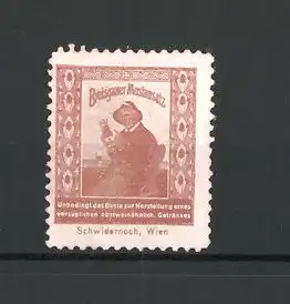 Reklamemarke Breisgauer Mostansatz, zur Herstellung eines Obstweinähnlichen Getränkes