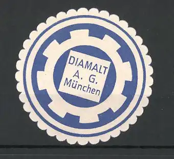 Reklamemarke Diamalt AG München