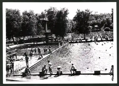 Fotografie Ansicht Wien, Prater-Schwimmstadion