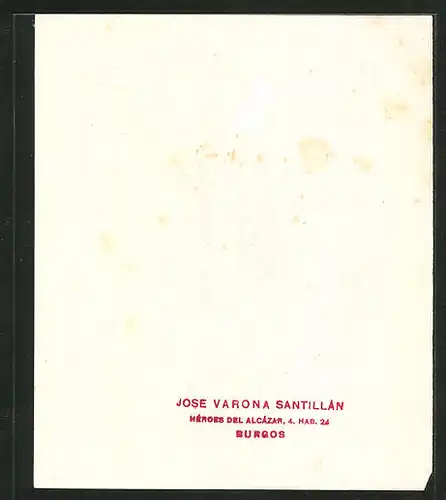 Exlibris von Jose Varona Santillan für Jose Varona Santillan, Wappen mit Ritterhelm