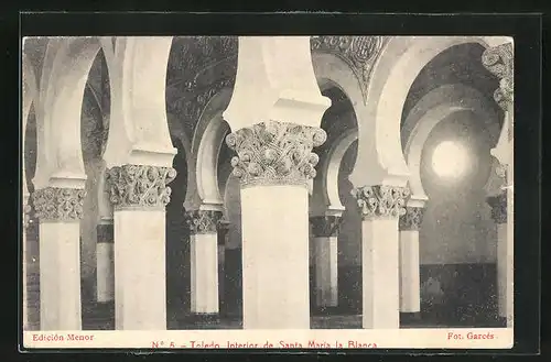 AK Toledo, Interior de Santa Maria la Blanca, Synagoge