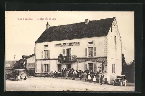 AK Les Laumes, Hotel des Voyageurs Mon. Rochette