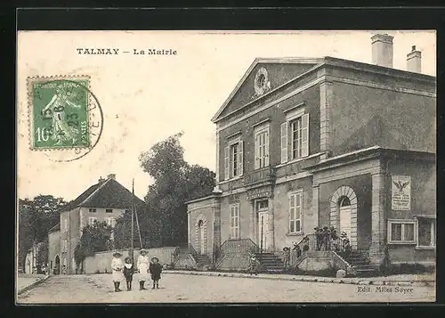 AK Talmay, Vue sur la Mairie