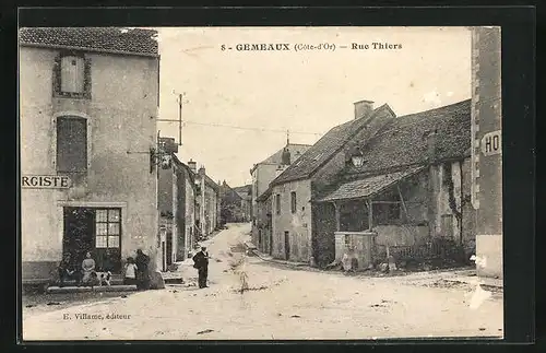 AK Gemeaux, Rue Thiers