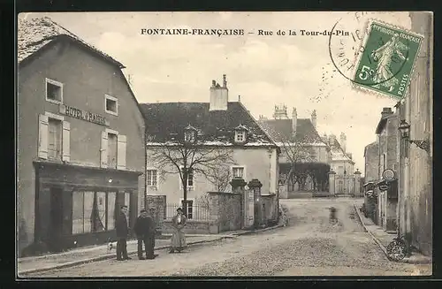 AK Fontaine-Francaise, Rue de la Tour-du-Pin